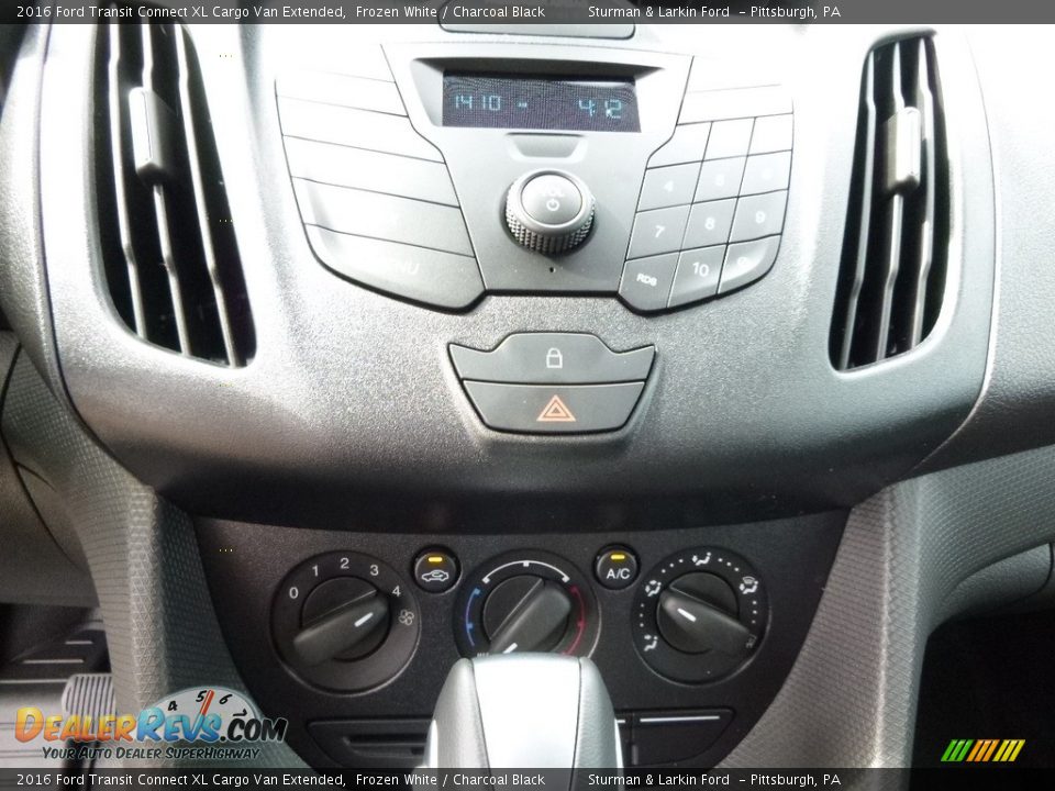 2016 Ford Transit Connect XL Cargo Van Extended Frozen White / Charcoal Black Photo #15