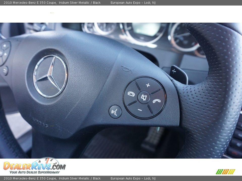 2010 Mercedes-Benz E 350 Coupe Iridium Silver Metallic / Black Photo #19