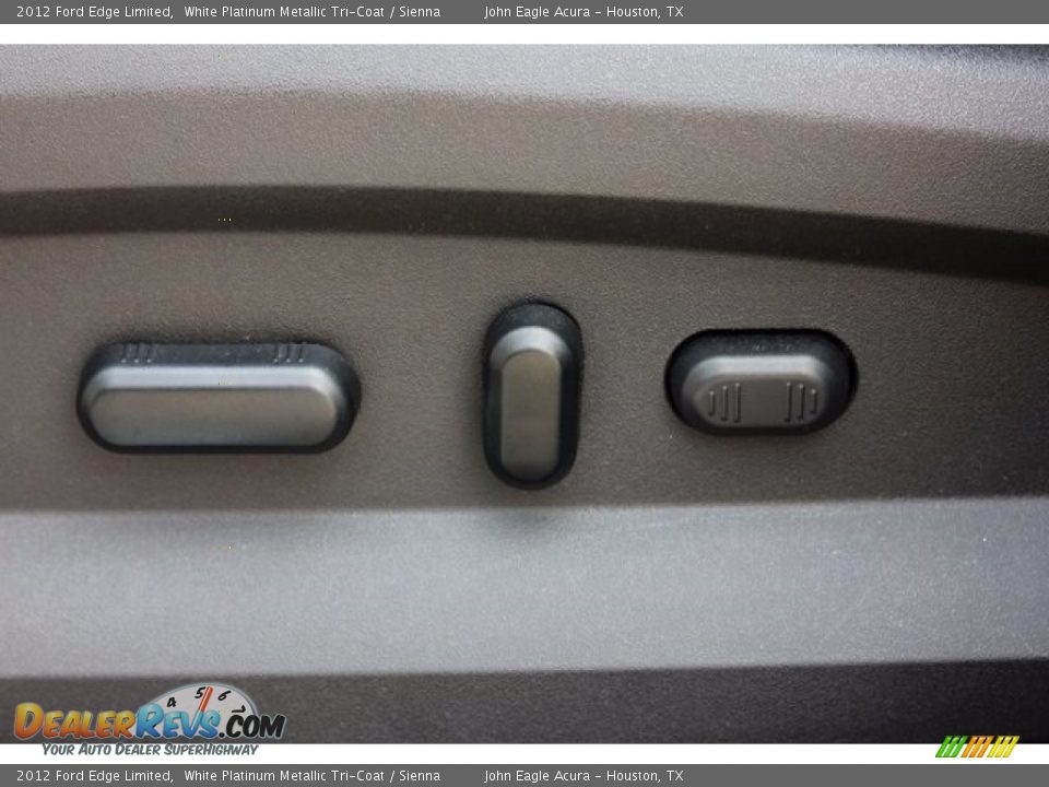 2012 Ford Edge Limited White Platinum Metallic Tri-Coat / Sienna Photo #17