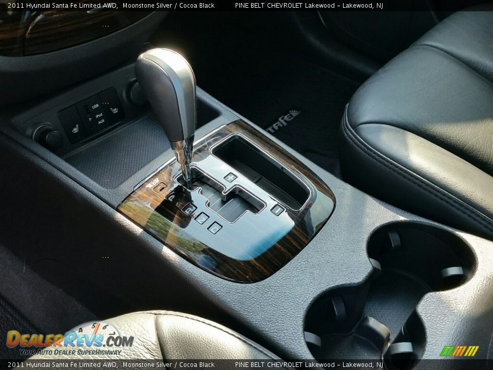 2011 Hyundai Santa Fe Limited AWD Moonstone Silver / Cocoa Black Photo #26