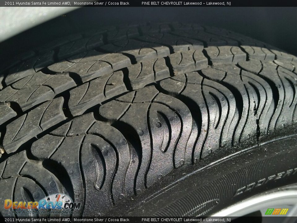 2011 Hyundai Santa Fe Limited AWD Moonstone Silver / Cocoa Black Photo #29