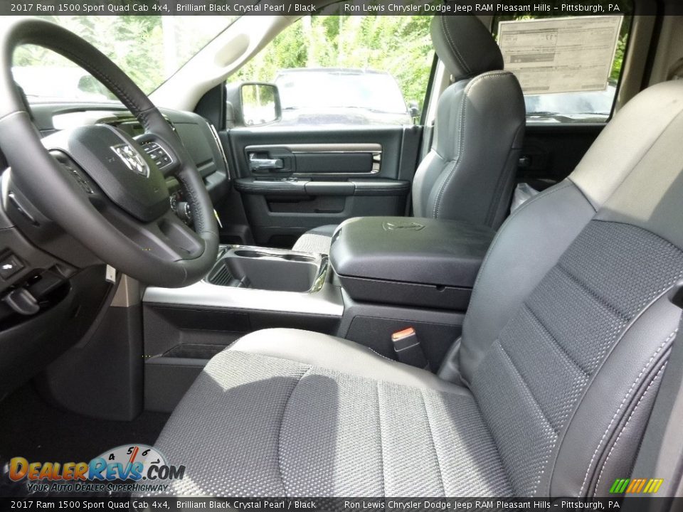 Front Seat of 2017 Ram 1500 Sport Quad Cab 4x4 Photo #9