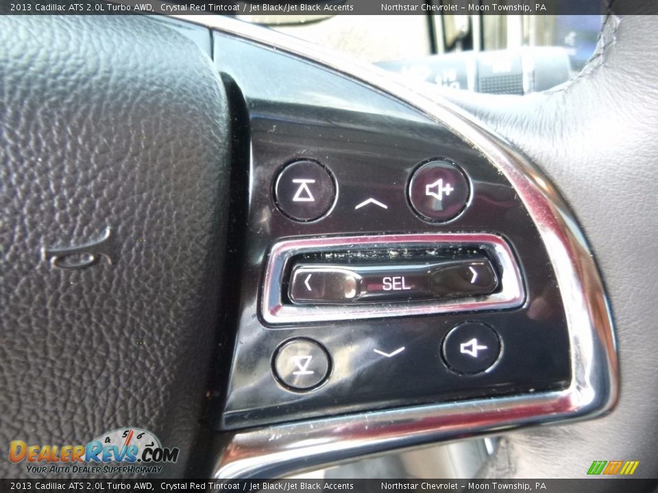 2013 Cadillac ATS 2.0L Turbo AWD Crystal Red Tintcoat / Jet Black/Jet Black Accents Photo #23