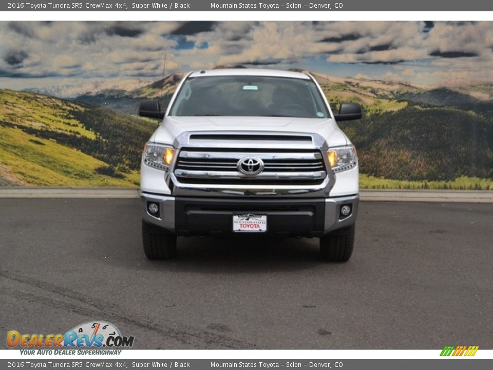 2016 Toyota Tundra SR5 CrewMax 4x4 Super White / Black Photo #2