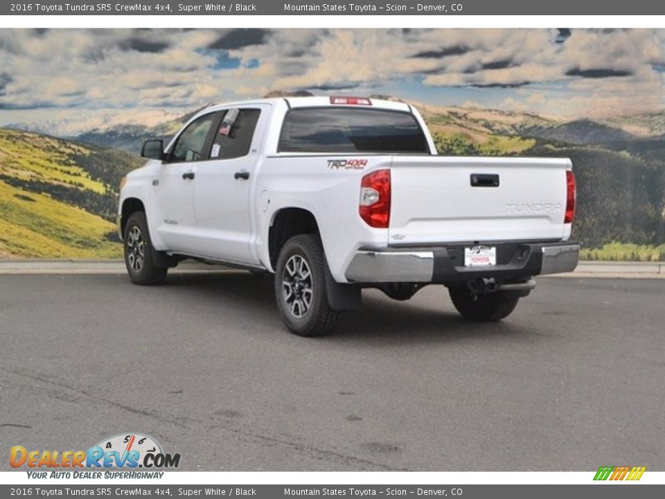 2016 Toyota Tundra SR5 CrewMax 4x4 Super White / Black Photo #3