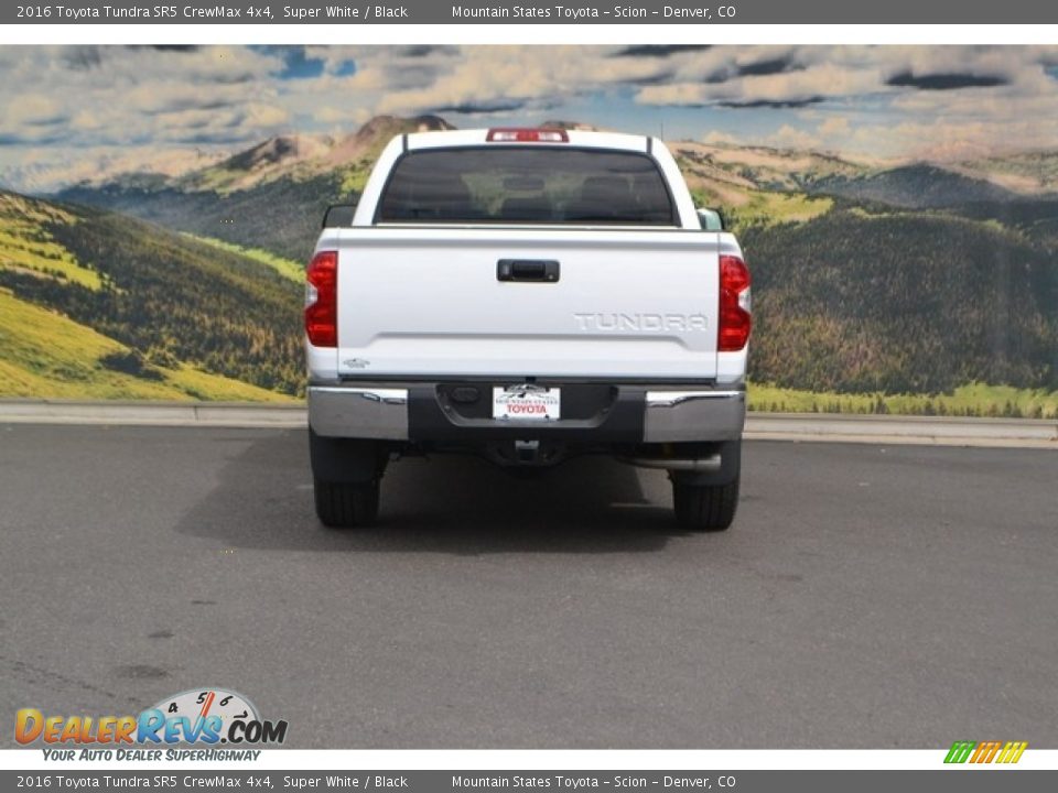 2016 Toyota Tundra SR5 CrewMax 4x4 Super White / Black Photo #4