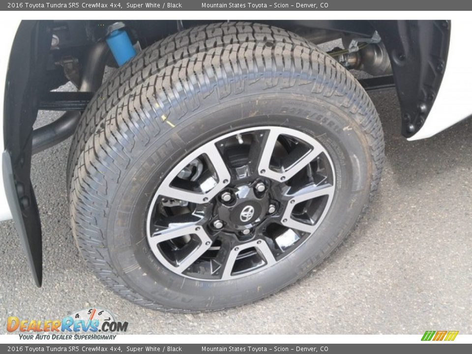 2016 Toyota Tundra SR5 CrewMax 4x4 Super White / Black Photo #9