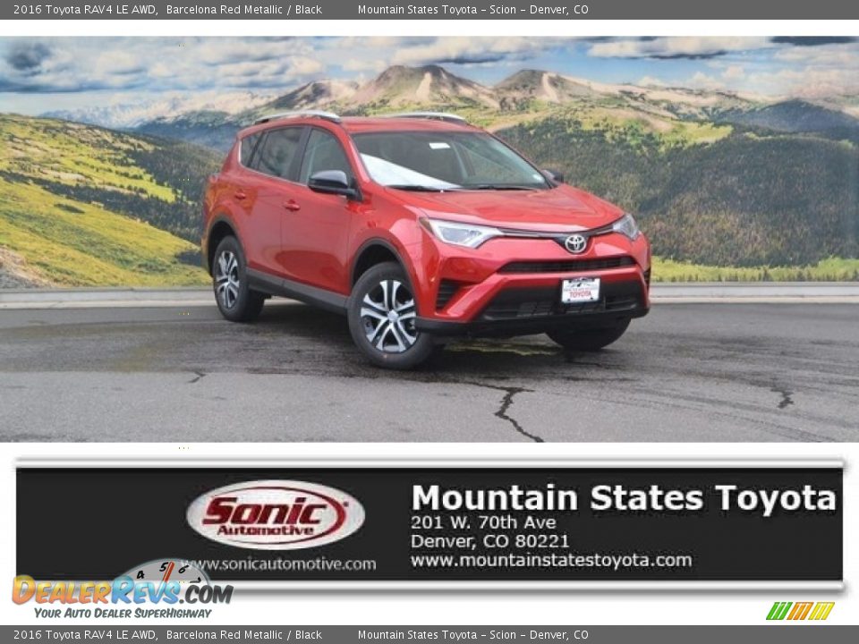 2016 Toyota RAV4 LE AWD Barcelona Red Metallic / Black Photo #1