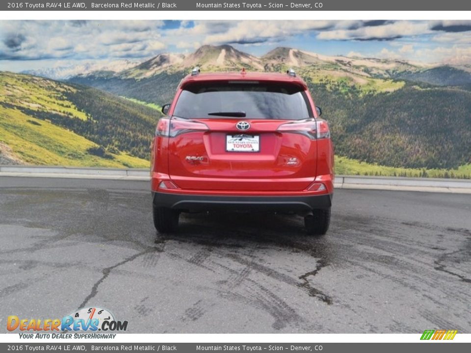 2016 Toyota RAV4 LE AWD Barcelona Red Metallic / Black Photo #4