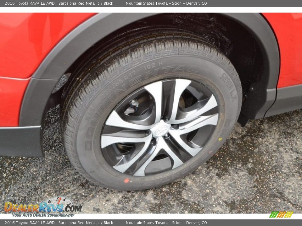 2016 Toyota RAV4 LE AWD Barcelona Red Metallic / Black Photo #9