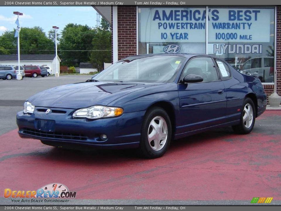 2004 Chevrolet Monte Carlo SS Superior Blue Metallic / Medium Gray Photo #1