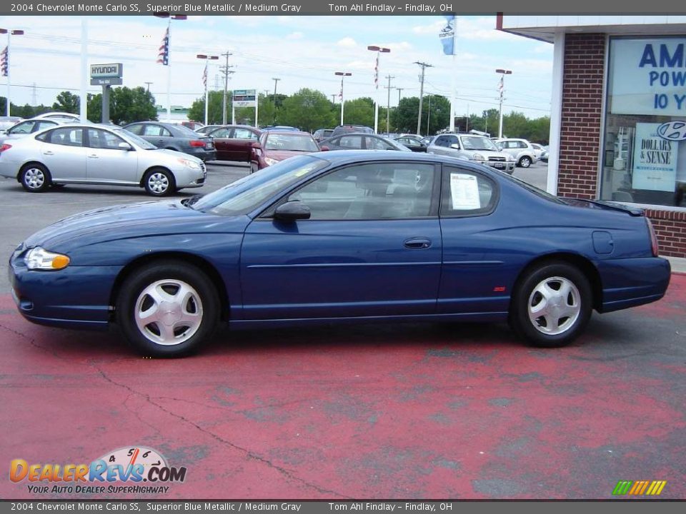 2004 Chevrolet Monte Carlo SS Superior Blue Metallic / Medium Gray Photo #2