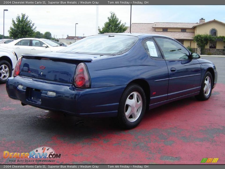 2004 Chevrolet Monte Carlo SS Superior Blue Metallic / Medium Gray Photo #5