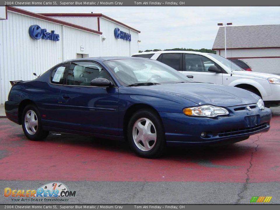 2004 Chevrolet Monte Carlo SS Superior Blue Metallic / Medium Gray Photo #7