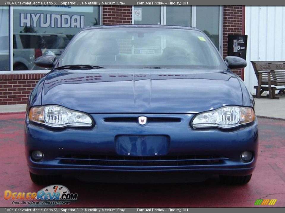 2004 Chevrolet Monte Carlo SS Superior Blue Metallic / Medium Gray Photo #8