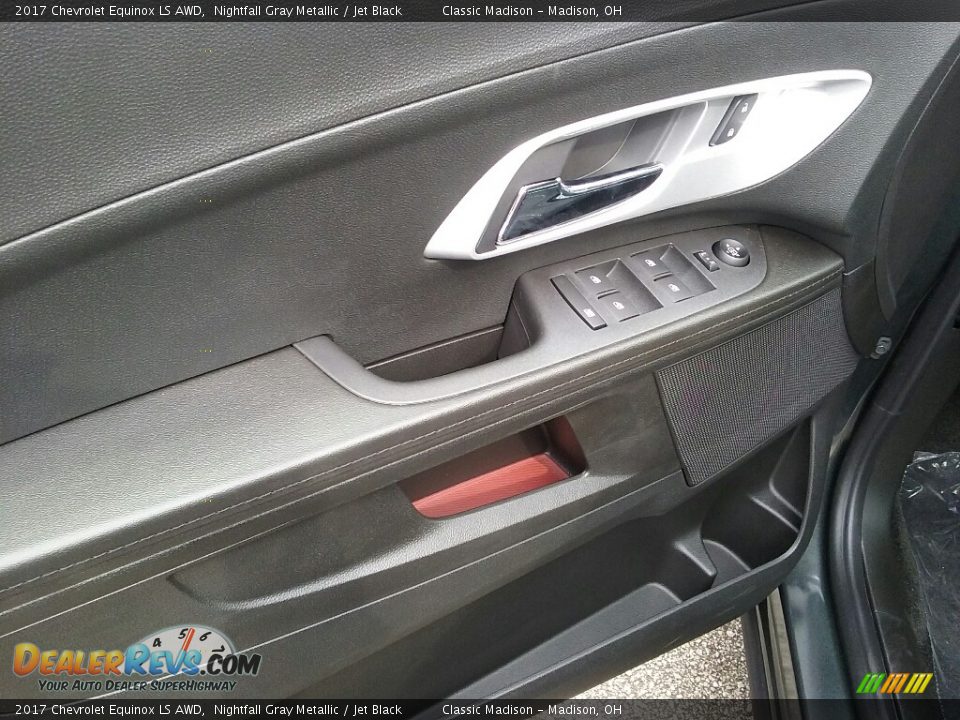 2017 Chevrolet Equinox LS AWD Nightfall Gray Metallic / Jet Black Photo #3