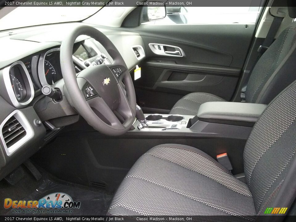 2017 Chevrolet Equinox LS AWD Nightfall Gray Metallic / Jet Black Photo #5