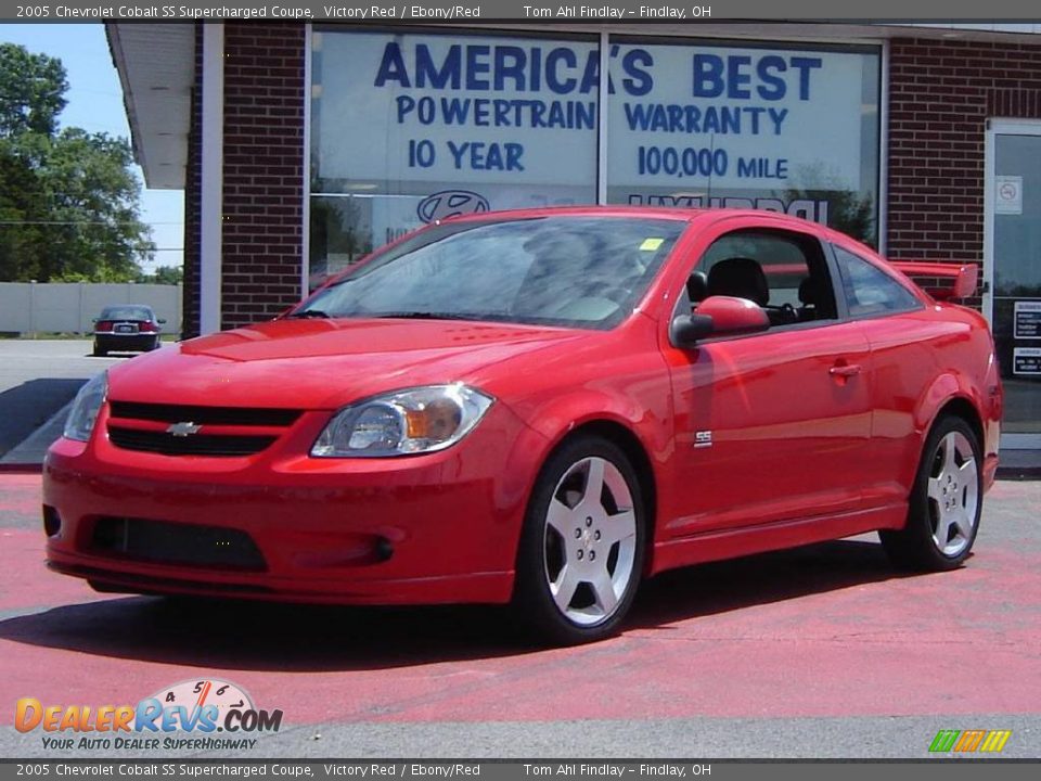 2005 Chevrolet Cobalt SS Supercharged Coupe Victory Red / Ebony/Red Photo #1