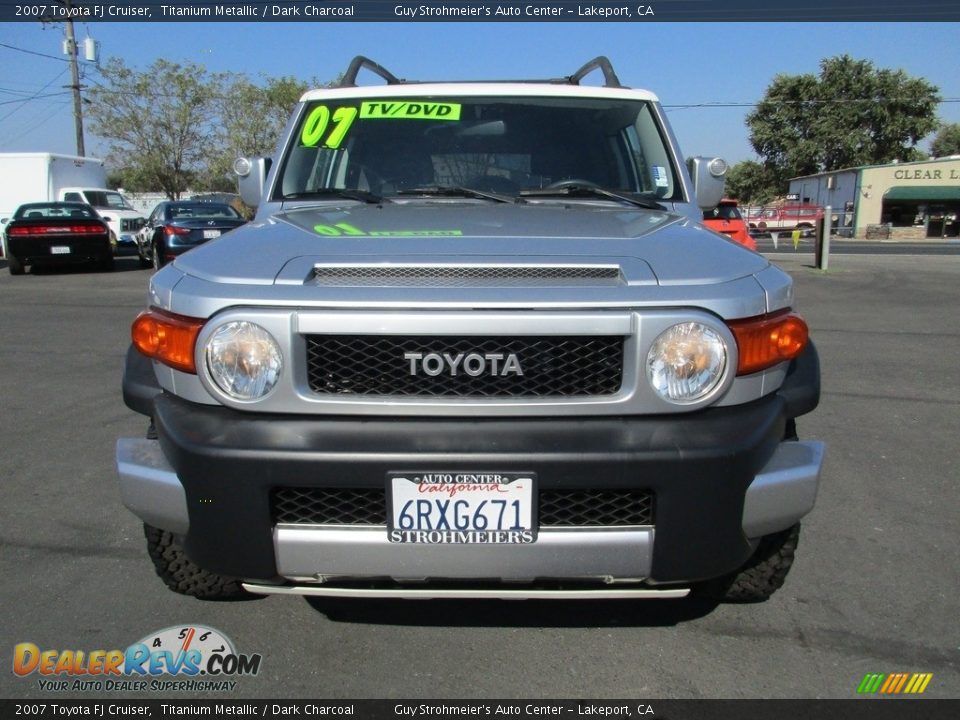 2007 Toyota FJ Cruiser Titanium Metallic / Dark Charcoal Photo #2