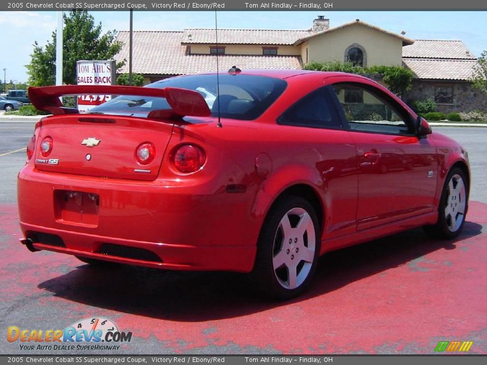 2005 Chevrolet Cobalt SS Supercharged Coupe Victory Red / Ebony/Red Photo #4