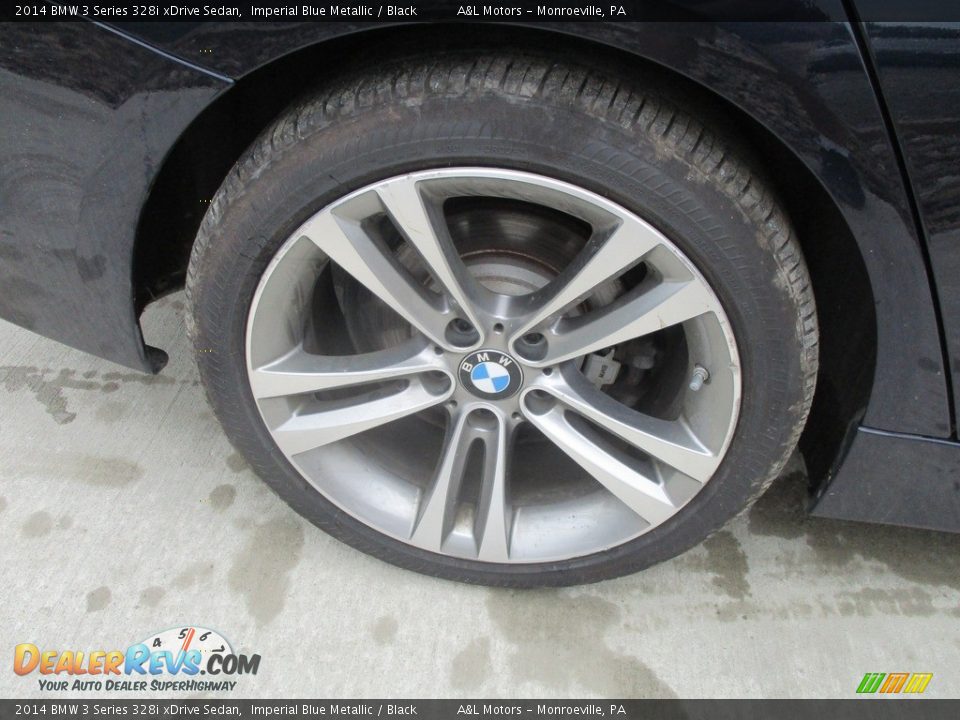 2014 BMW 3 Series 328i xDrive Sedan Imperial Blue Metallic / Black Photo #3