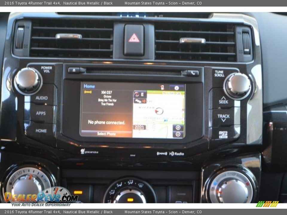2016 Toyota 4Runner Trail 4x4 Nautical Blue Metallic / Black Photo #6