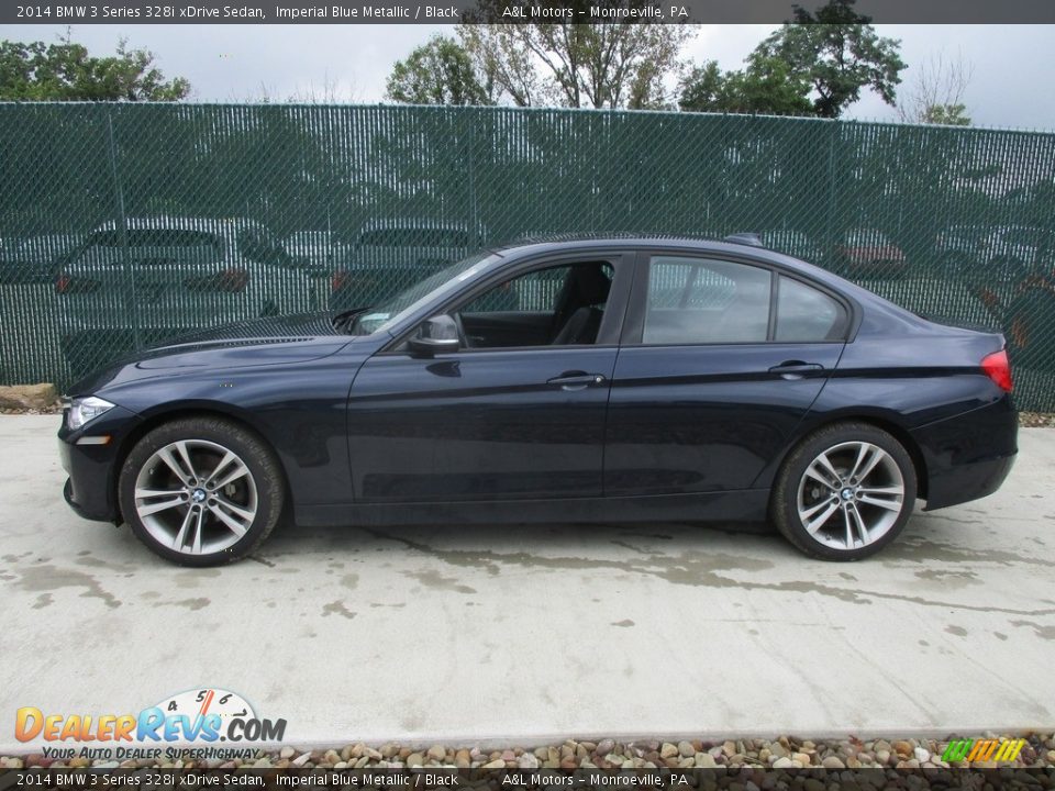 2014 BMW 3 Series 328i xDrive Sedan Imperial Blue Metallic / Black Photo #8