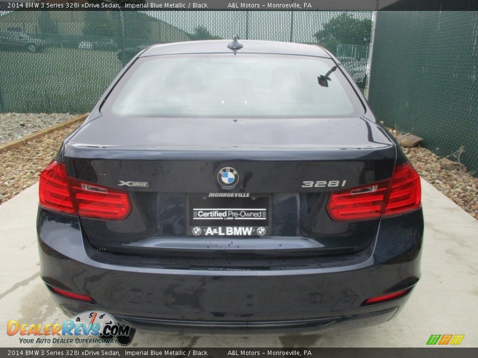 2014 BMW 3 Series 328i xDrive Sedan Imperial Blue Metallic / Black Photo #9