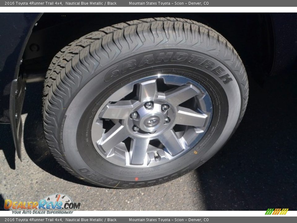 2016 Toyota 4Runner Trail 4x4 Nautical Blue Metallic / Black Photo #9