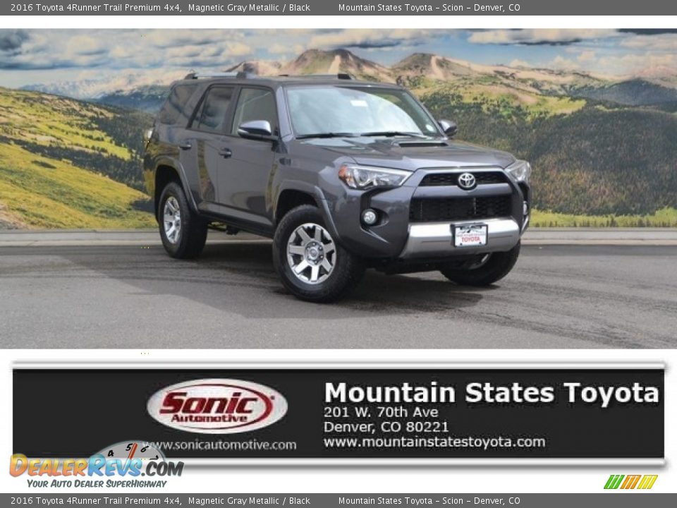 2016 Toyota 4Runner Trail Premium 4x4 Magnetic Gray Metallic / Black Photo #1