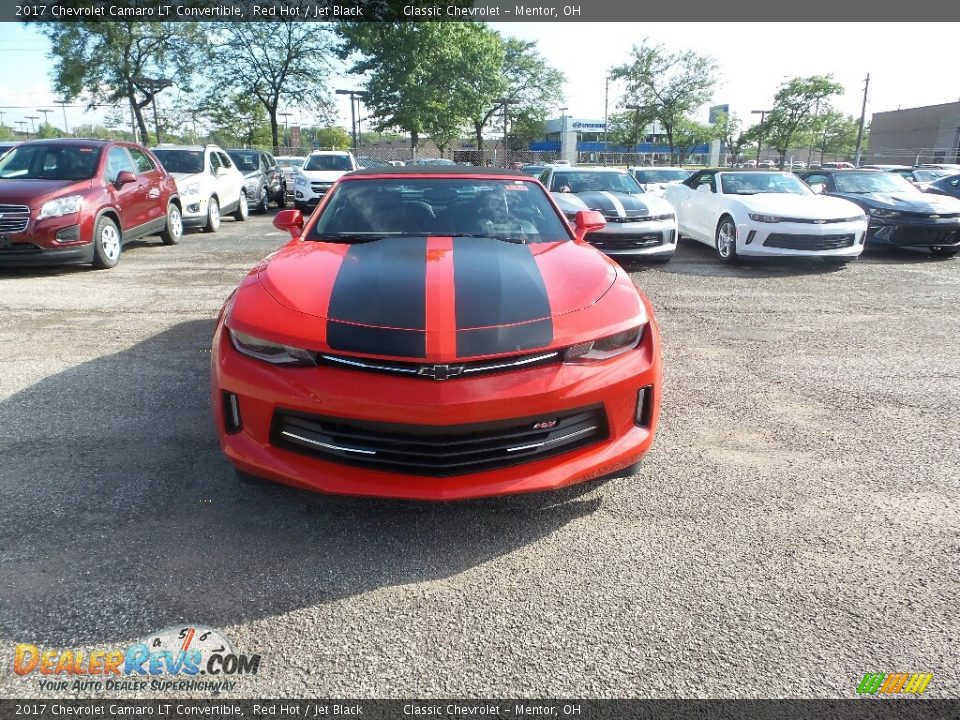 2017 Chevrolet Camaro LT Convertible Red Hot / Jet Black Photo #2