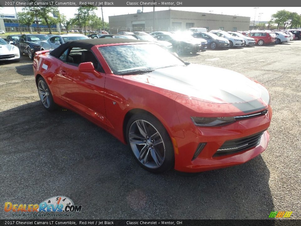 2017 Chevrolet Camaro LT Convertible Red Hot / Jet Black Photo #3