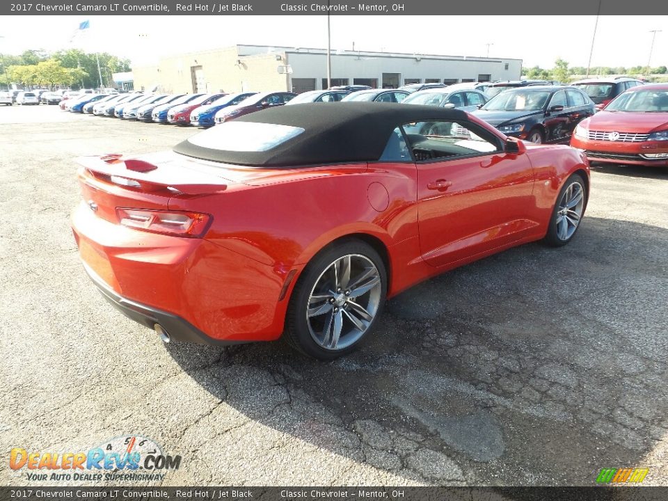 2017 Chevrolet Camaro LT Convertible Red Hot / Jet Black Photo #5