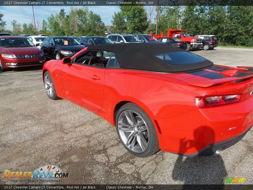 2017 Chevrolet Camaro LT Convertible Red Hot / Jet Black Photo #6