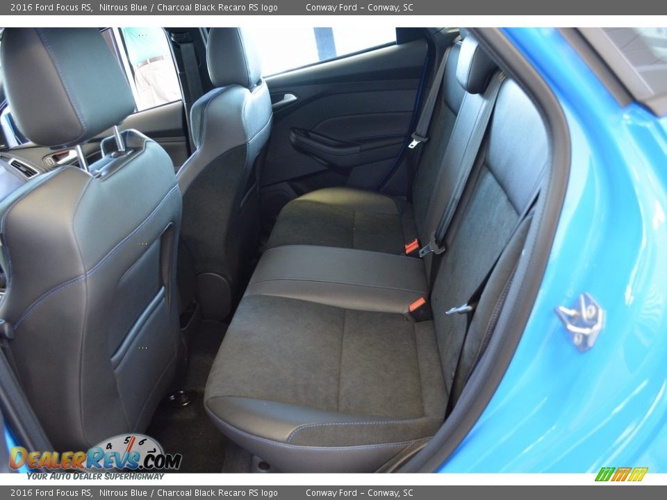 2016 Ford Focus RS Nitrous Blue / Charcoal Black Recaro RS logo Photo #25