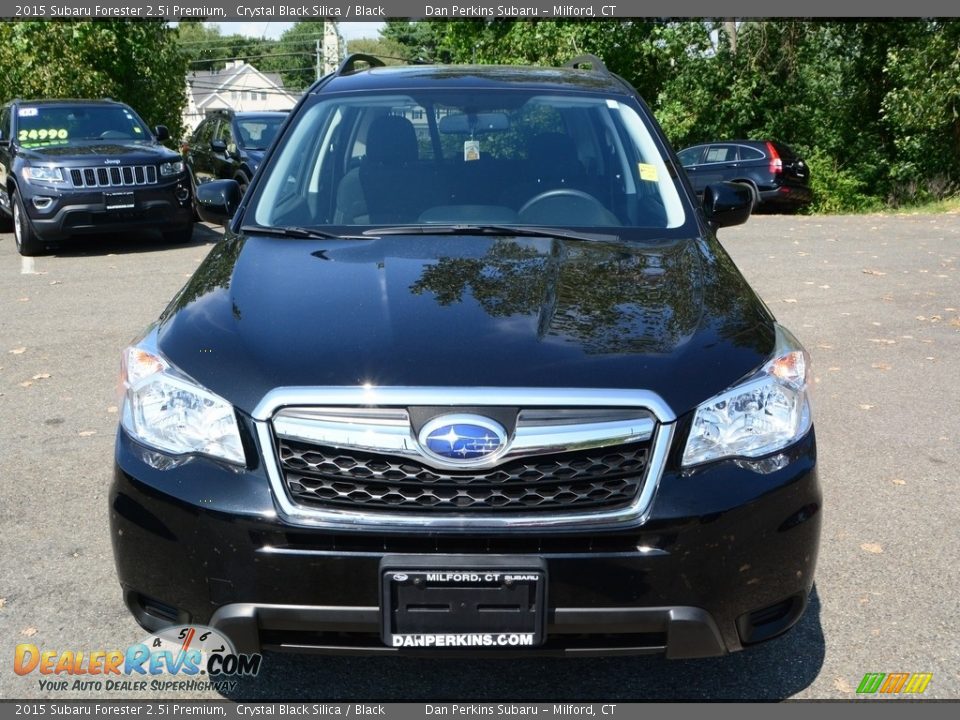 2015 Subaru Forester 2.5i Premium Crystal Black Silica / Black Photo #2