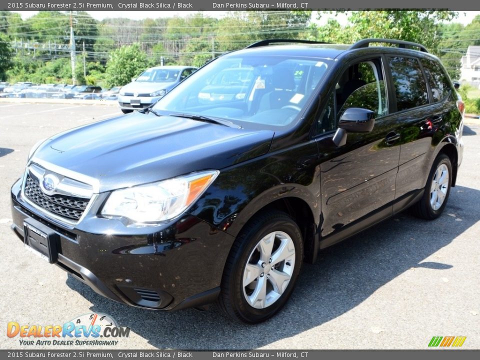 2015 Subaru Forester 2.5i Premium Crystal Black Silica / Black Photo #3