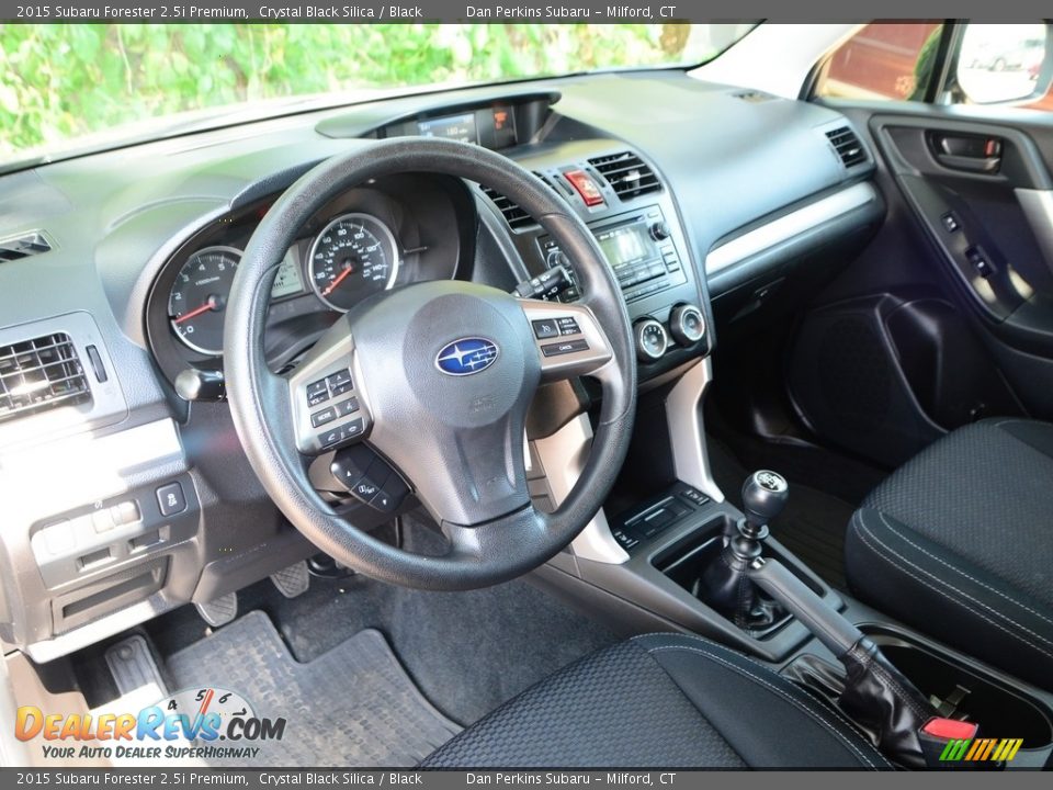 2015 Subaru Forester 2.5i Premium Crystal Black Silica / Black Photo #5
