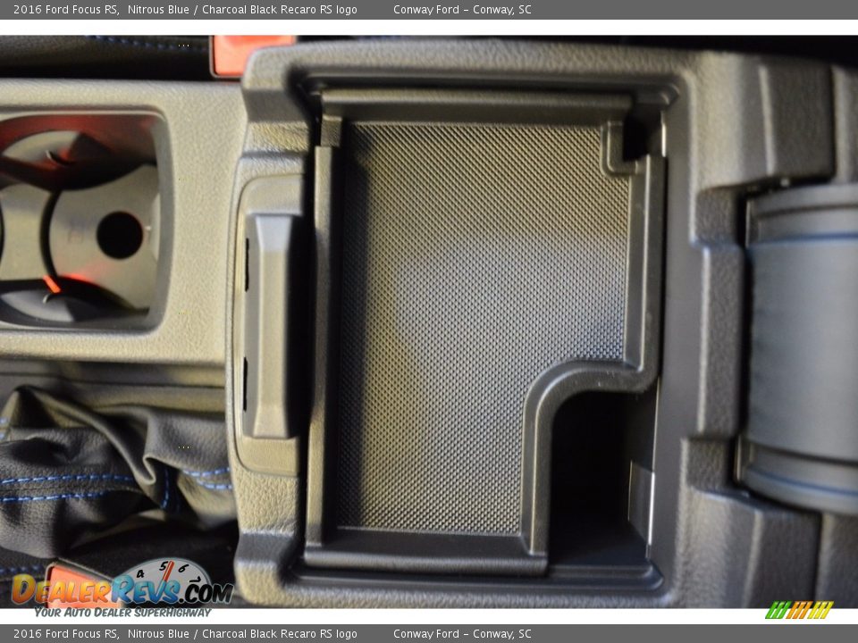 2016 Ford Focus RS Nitrous Blue / Charcoal Black Recaro RS logo Photo #33