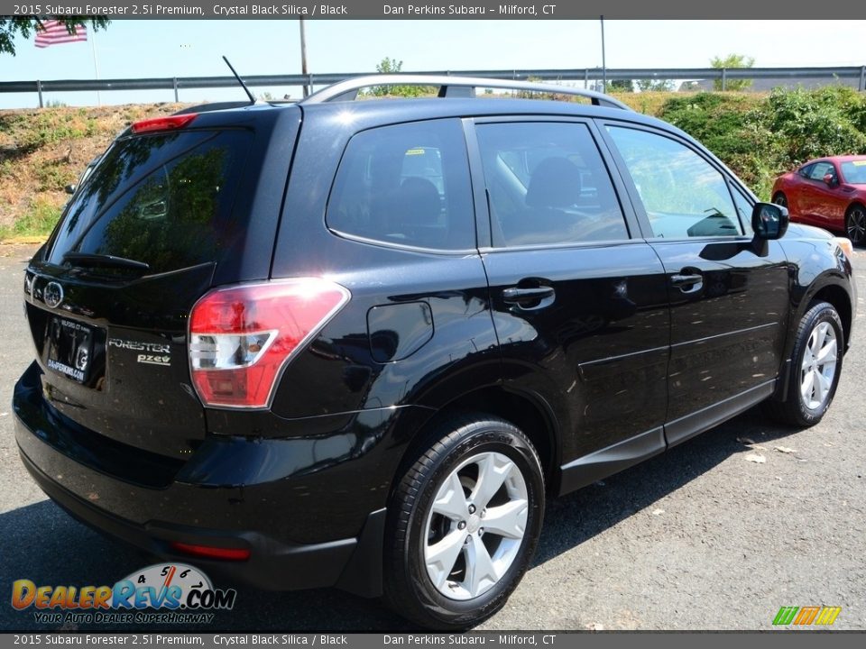 2015 Subaru Forester 2.5i Premium Crystal Black Silica / Black Photo #6