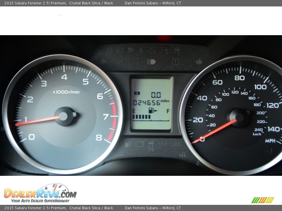 2015 Subaru Forester 2.5i Premium Crystal Black Silica / Black Photo #14