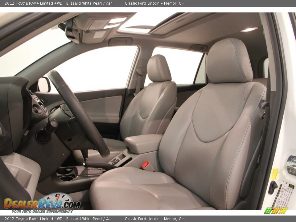 2012 Toyota RAV4 Limited 4WD Blizzard White Pearl / Ash Photo #5
