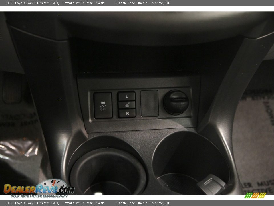 2012 Toyota RAV4 Limited 4WD Blizzard White Pearl / Ash Photo #11