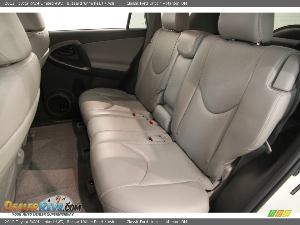 2012 Toyota RAV4 Limited 4WD Blizzard White Pearl / Ash Photo #15