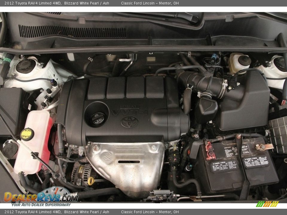 2012 Toyota RAV4 Limited 4WD Blizzard White Pearl / Ash Photo #17