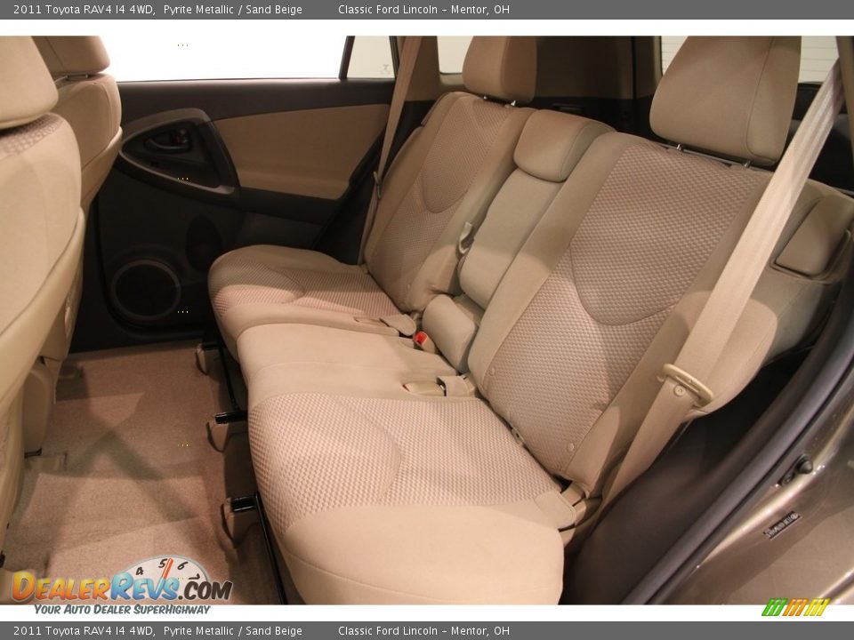 2011 Toyota RAV4 I4 4WD Pyrite Metallic / Sand Beige Photo #14