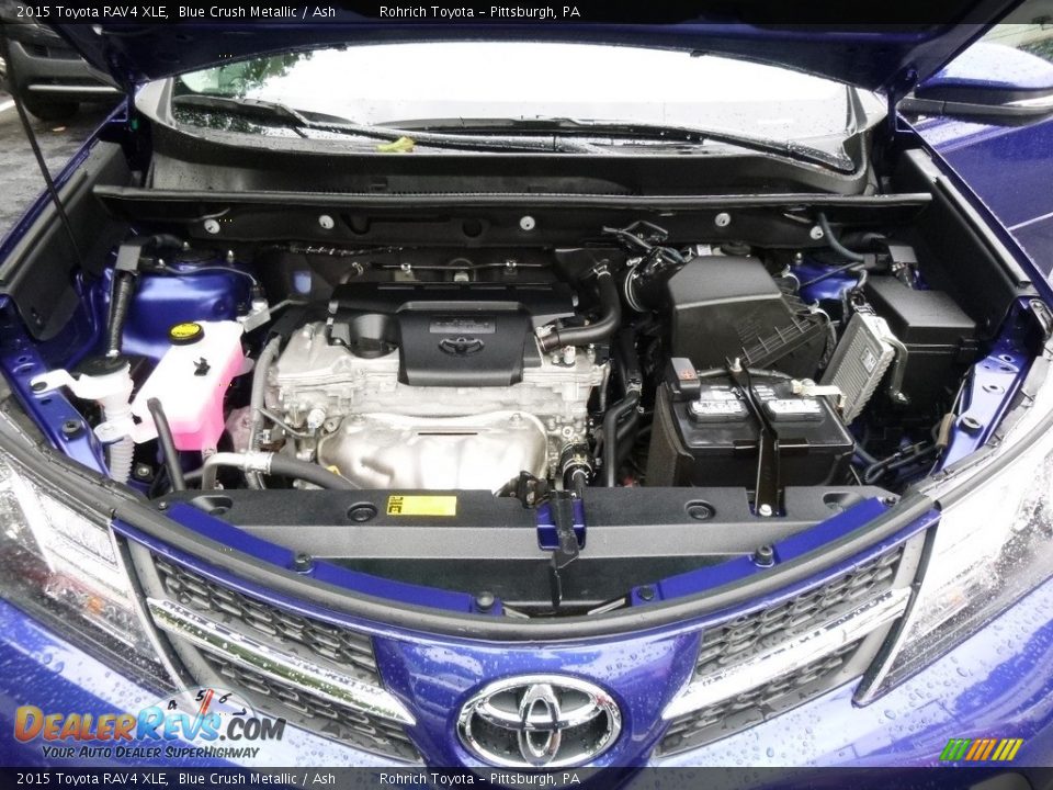 2015 Toyota RAV4 XLE Blue Crush Metallic / Ash Photo #16