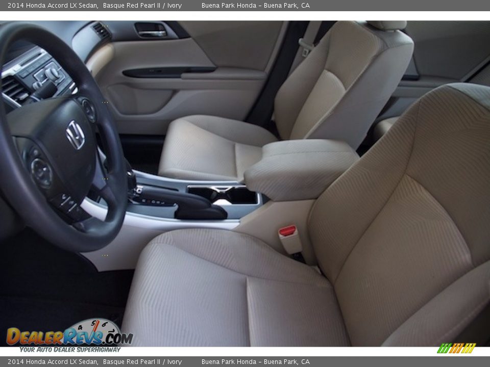 2014 Honda Accord LX Sedan Basque Red Pearl II / Ivory Photo #3