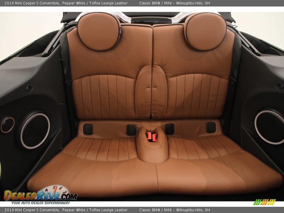 2014 Mini Cooper S Convertible Pepper White / Toffee Lounge Leather Photo #19