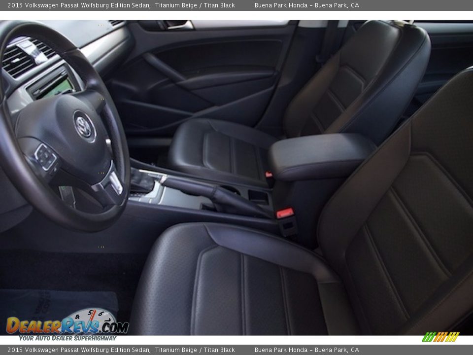2015 Volkswagen Passat Wolfsburg Edition Sedan Titanium Beige / Titan Black Photo #3
